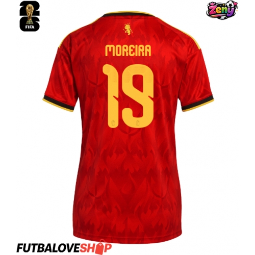Dres Belgicko Diego Moreira #19 Domáci pre Ženy MS 2026 Krátky Rukáv